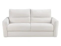 Sofá de 4 lugares conversível abertura rápida tecido chenille bege 16 cm DOVENA da Maison Céphy