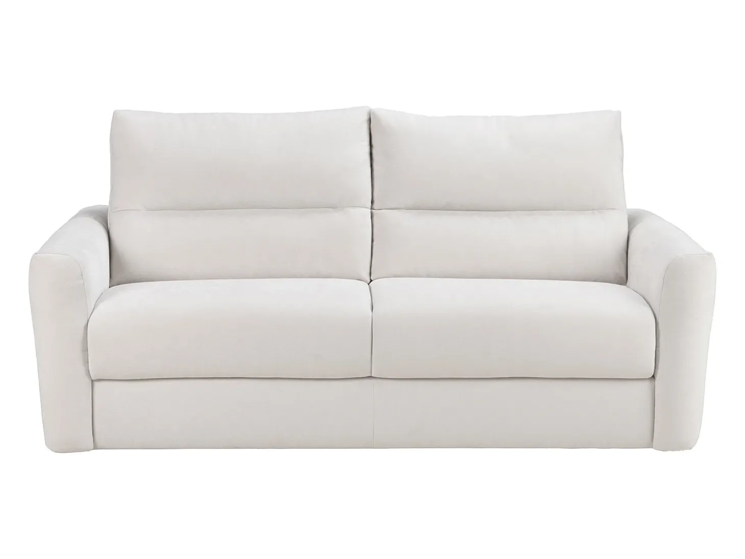Sofá de 4 lugares conversível abertura rápida tecido chenille bege 16 cm DOVENA da Maison Céphy