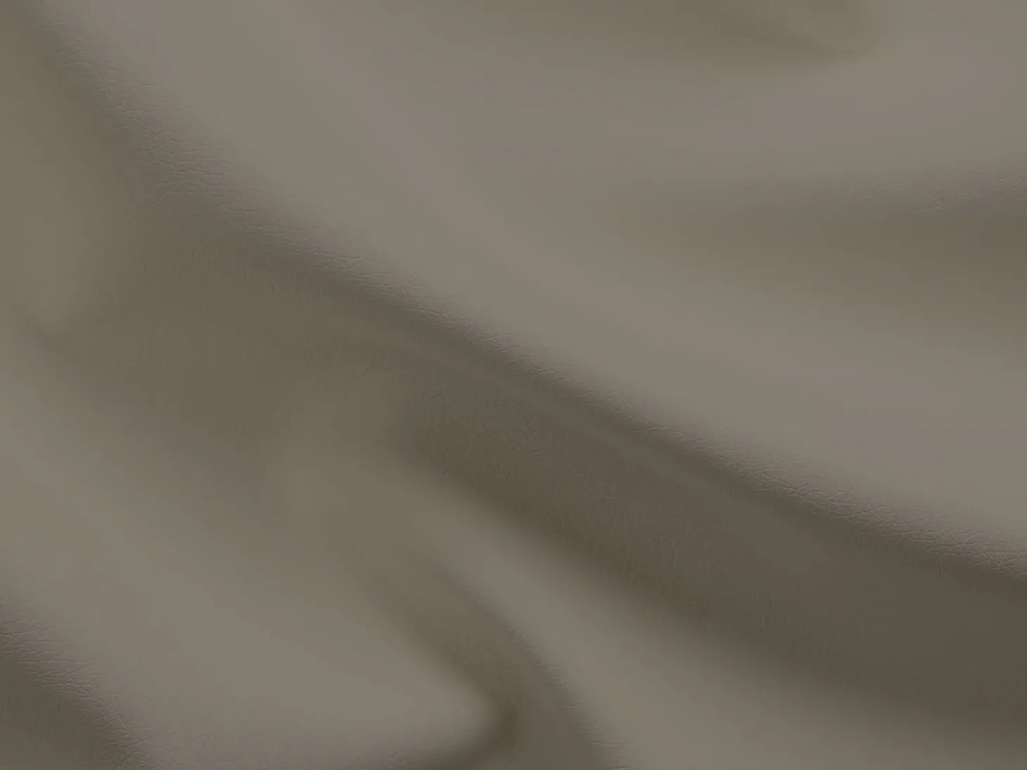 Sofá de 3 lugares conversível expresso em couro taupe. Cama 140 cm. Colchão 14 cm. CALITO