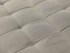 Sofá de 3 lugares convertível clic-clac tecido taupe ESTEBAN