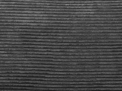 Sofá de 4 lugares convertível veludo canelado bege LORETO