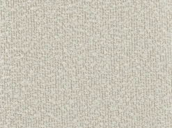 Sofá de 3 lugares em tecido bouclé branco marfim design LERICI de Pascal Morabito