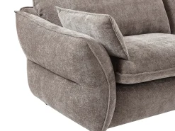 Sofá de 3 lugares em tecido chenille toupeira ZOMILO da Maison Céphy