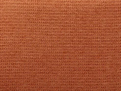 Sofá de 2 lugares em tecido cor terracota estilo design OSSANA