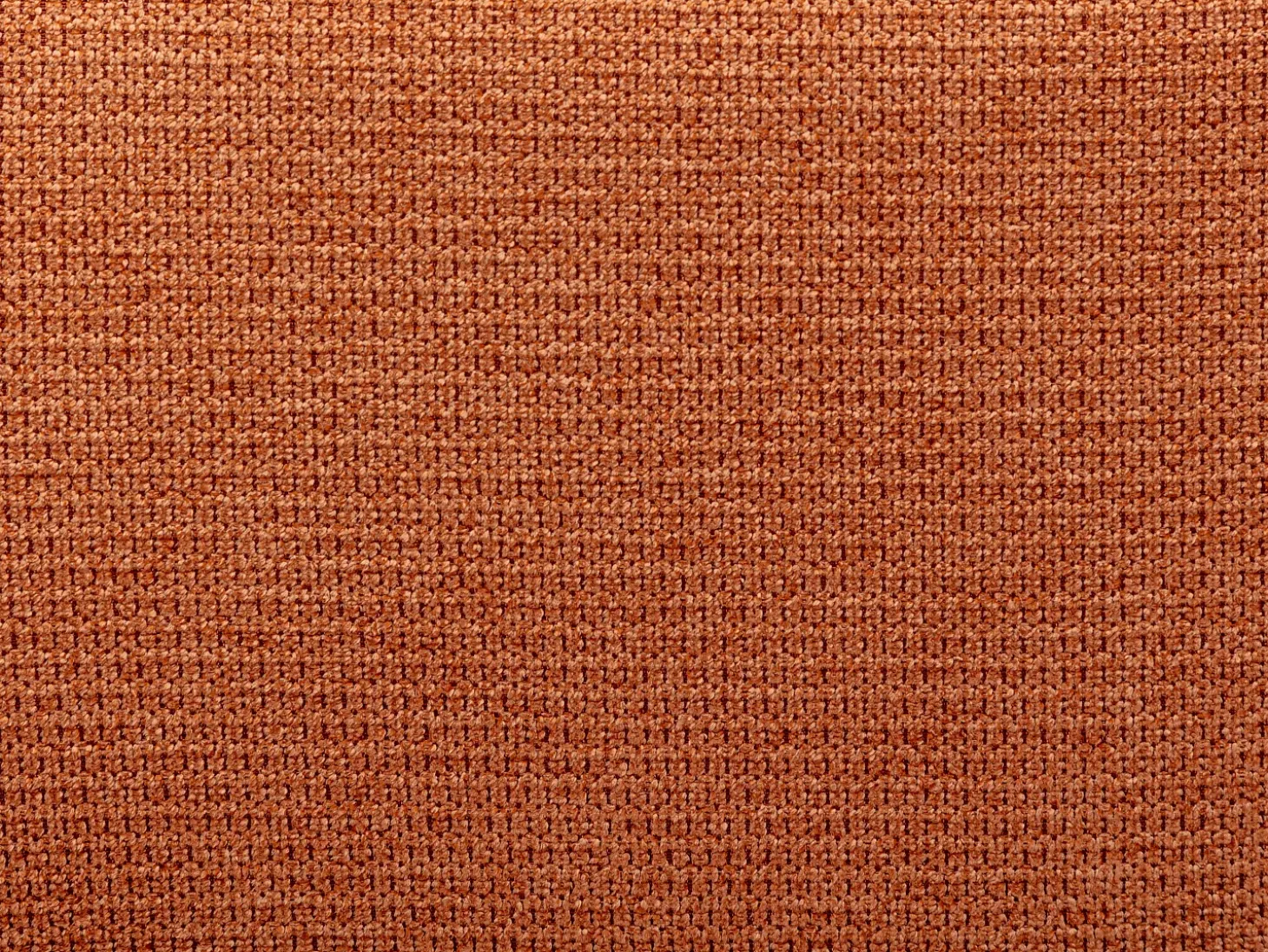 Sofá de 2 lugares em tecido cor terracota estilo design OSSANA