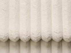 Sofá de 3 lugares em veludo canelado grosso bege POGNI de Maison Céphy
