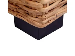 Sofá de 2 lugares para sala de estar sala de TV casa decoração de interiores em rattan natural 02_0019645
