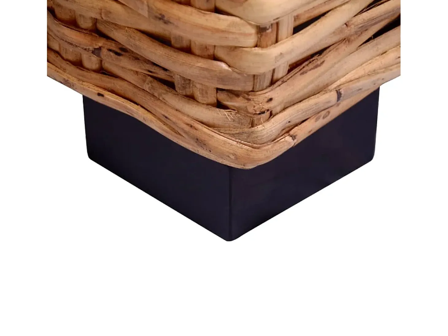 Sofá de 2 lugares para sala de estar sala de TV casa decoração de interiores em rattan natural 02_0019645