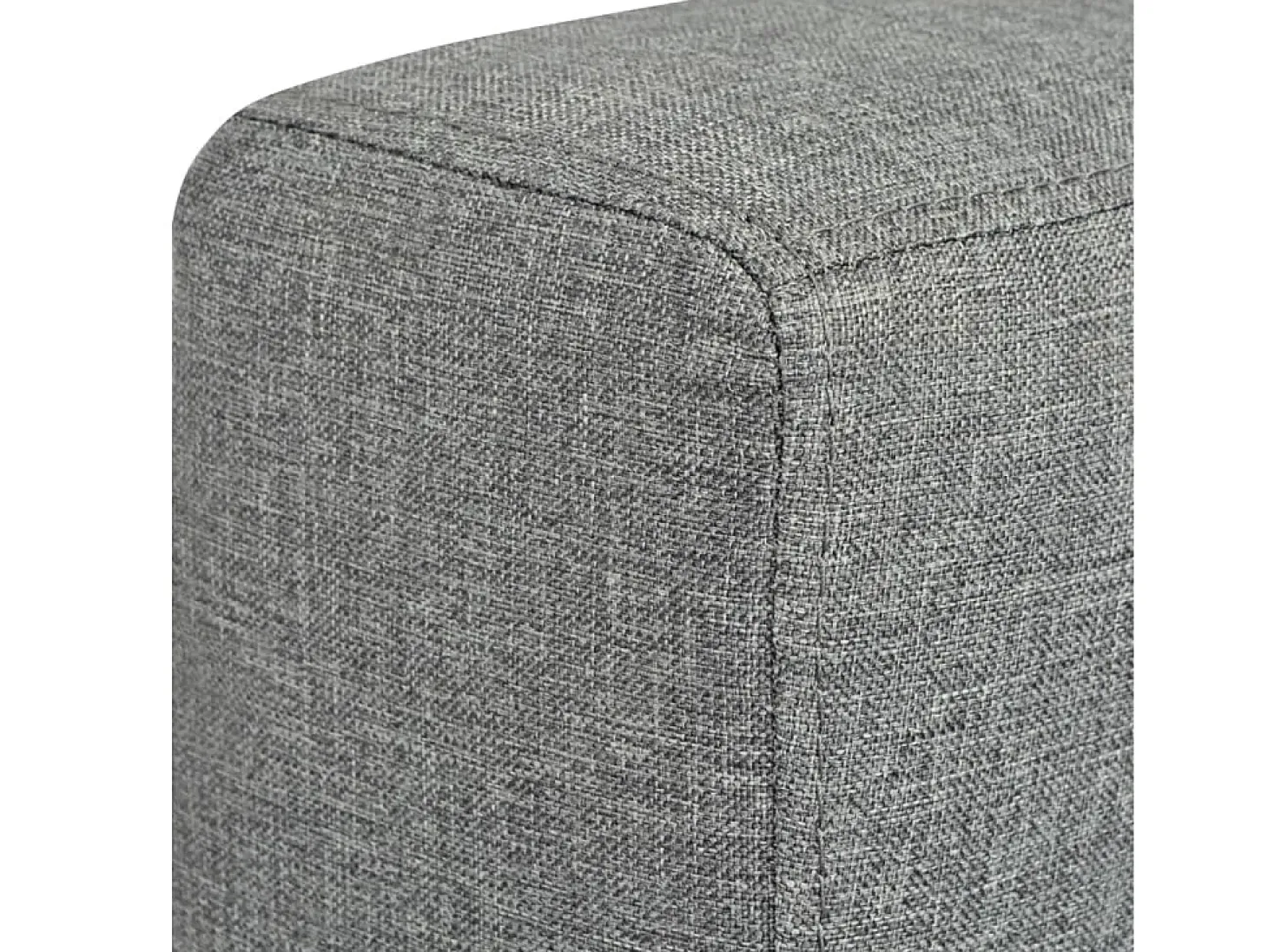 Sofá de 2 lugares para sala de estar sala de TV decoração de interiores tecido cinza claro 02_0019064