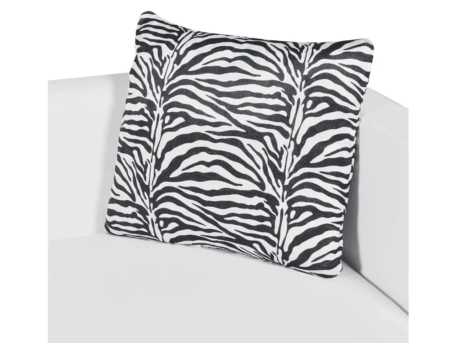 Sofá de 2 lugares para sala de estar sala de TV decoração de interiores couro sintético branco 02_0019605