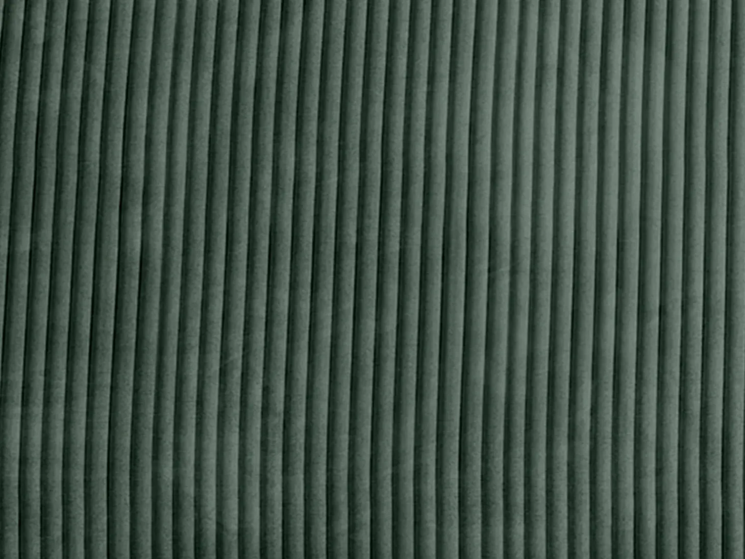 Sofá de 3 lugares veludo canelado verde design AMELIA