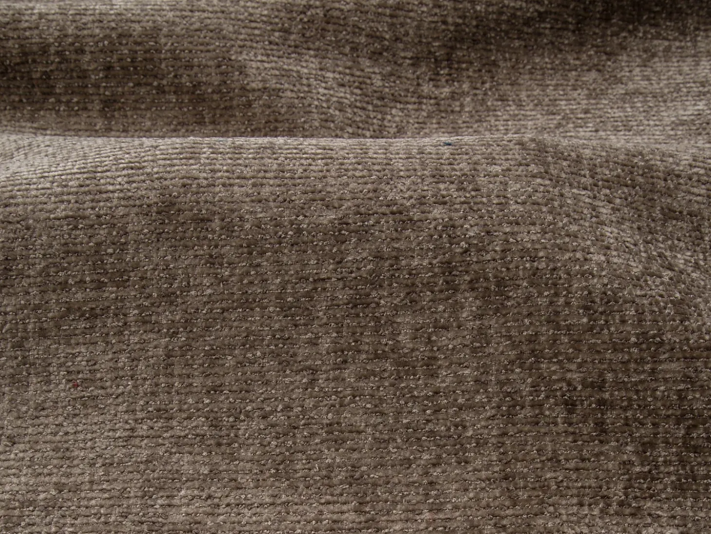 Sofá de canto convertível abertura rápida tecido taupe ripas largas - 160 cm - 18 cm DARIELO