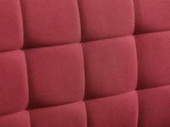 Sofá de canto convertível em cama e reversível em tecido Vermelho WILLIS II