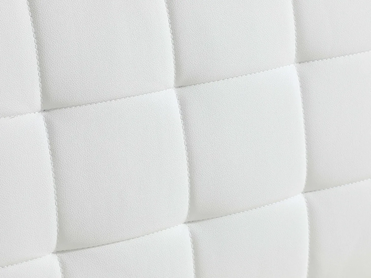 Sofá de canto convertível e reversível pele sintética branco WILLIS II