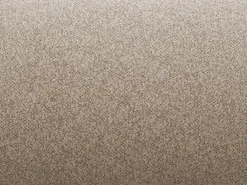Sofá de canto direito aberto convertível em tecido mesclado taupe DAVISO
