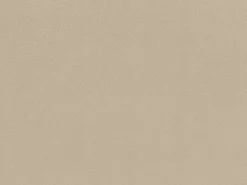 Sofá de canto direito de pele de vaca taupe MISHIMA