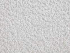 Sofá de canto direito em tecido bouclette branco LAPIOTA da Maison Céphy