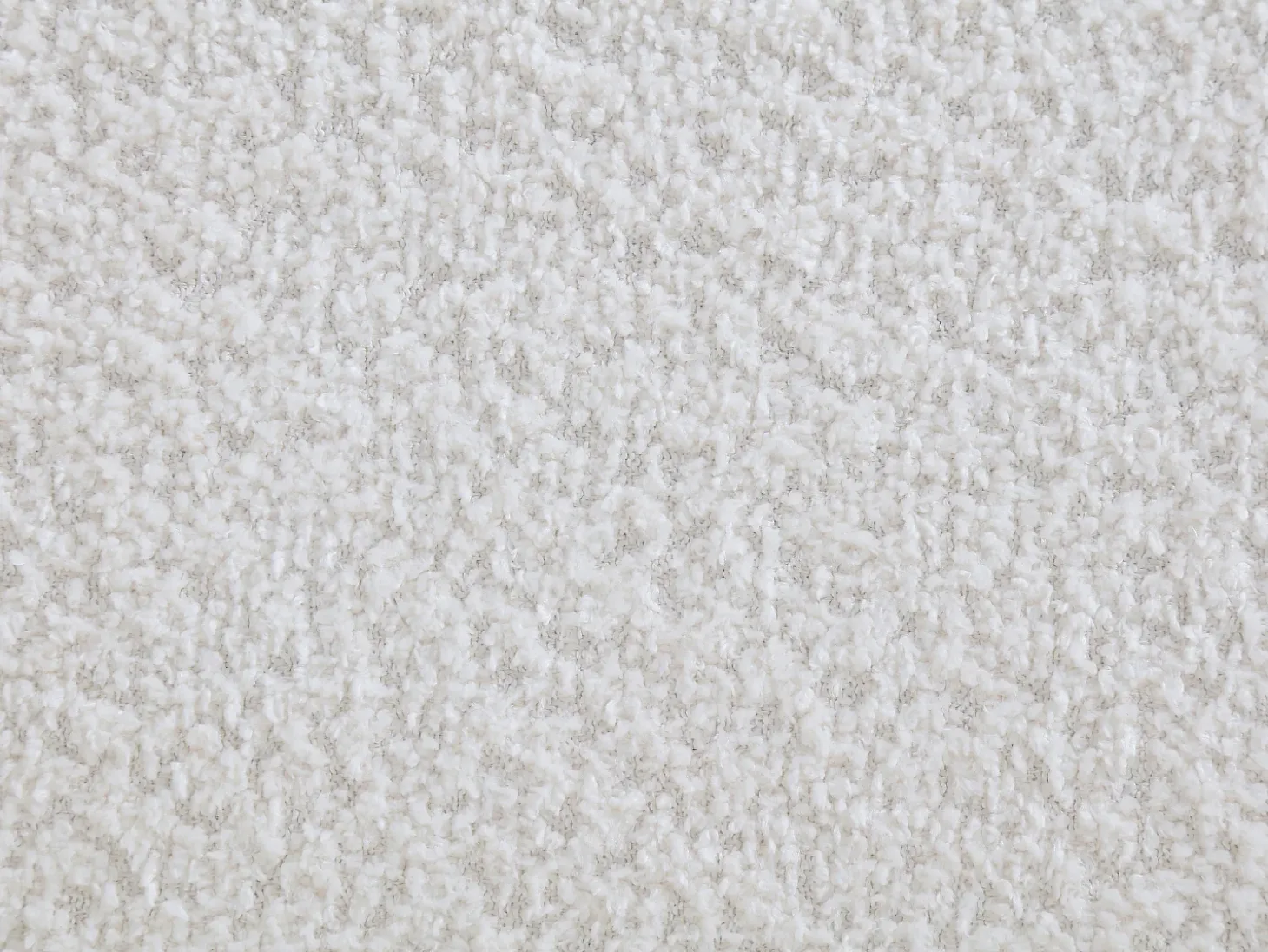 Sofá de canto direito em tecido bouclette branco LAPIOTA da Maison Céphy