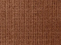 Sofá de canto direito em tecido chenille terracota BELADON