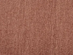 Sofá de canto direito em veludo texturizado cor terracota LOUSADO