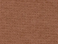 Sofá de canto esquerdo convertível tecido texturizado terracota AMELIA