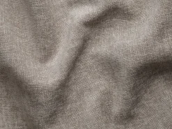 Sofá de canto esquerdo convertível em tecido texturizado taupe DAVISO
