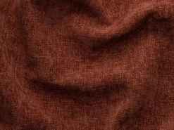 Sofá de canto esquerdo convertível tecido texturizado terracota DAVISO