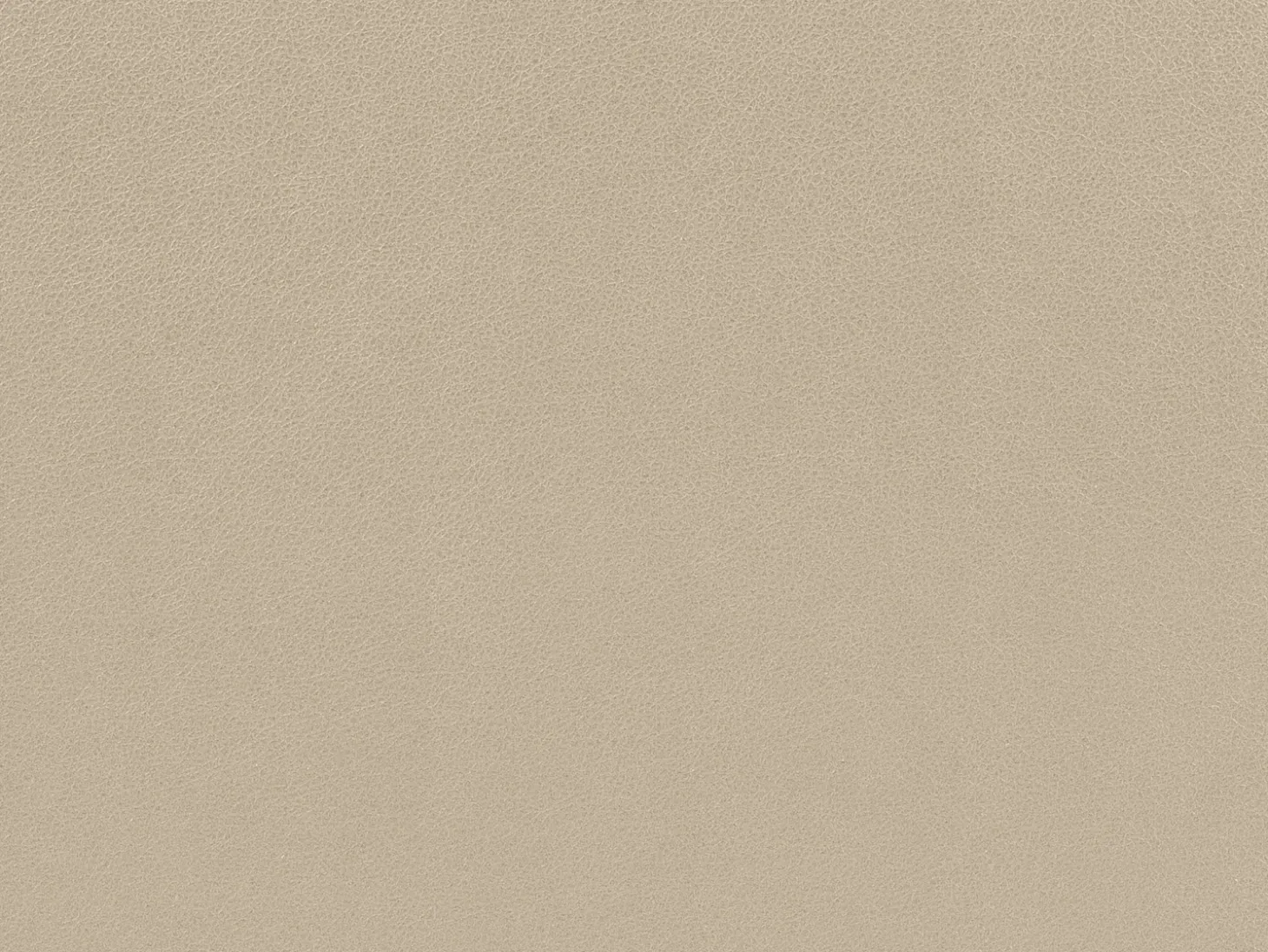 Sofá de canto esquerdo de pele de vaca taupe MISHIMA