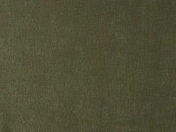 Sofá de canto esquerdo tecido chenille cor verde caqui 5 lugares MALIADA