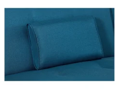 Sofá de canto reversível e conversível azul pato GRACE Escandinavo Moderno