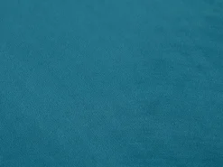 Sofá de canto reversível em veludo acolchoado azul-esverdeado TURNER