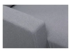 Sofá de canto reversível em tecido 