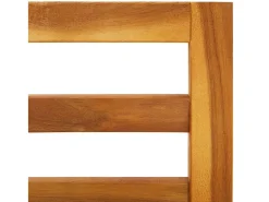 Sofá de canto seccional e almofadão branco nata acácia maciça