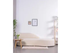 Sofá de design em tecido bouclé - Mozart - Branco