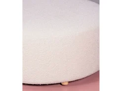Sofá de design em tecido bouclé - Mozart - Branco