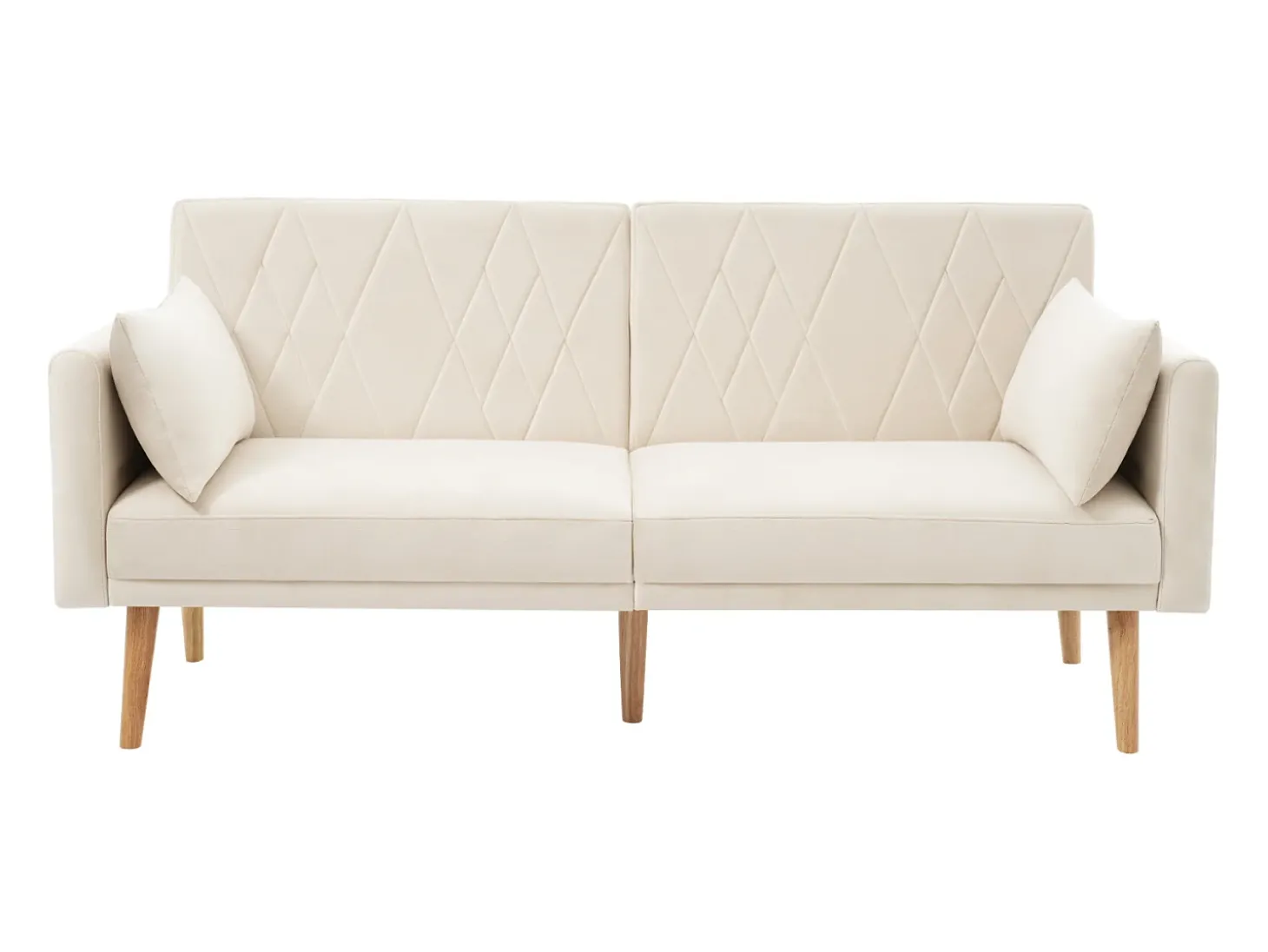 Sofá de dois lugares com função de cama | Sofá-cama dobrável de veludo para espaços pequenos | Cama de hóspedes compacta para sala de estar, quarto e home theater
