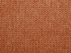 Sofá de ângulo direito conversível em tecido texturizado terracota VAVERDO