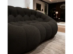 Sofá de sala Cocoon Duplo 2 lugares - chocolate preto