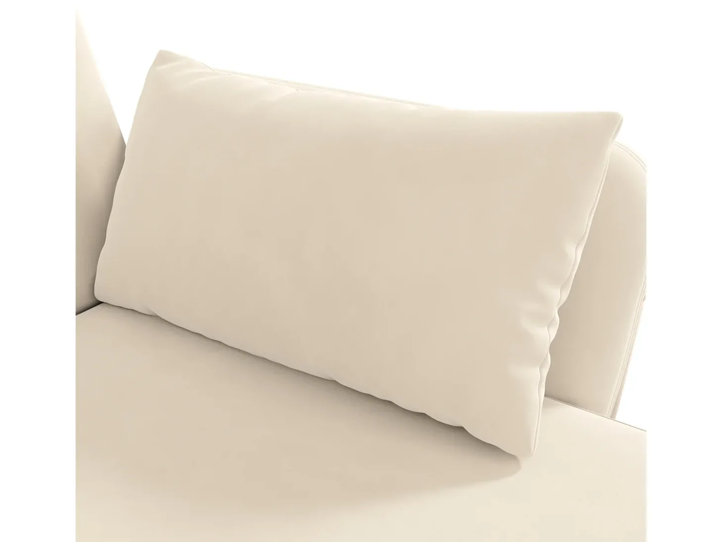 Sofá dobrável moderno - Sofá em L - Sofá-cama com canto adicional - bege