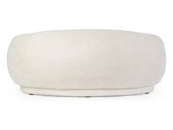 Sofá em tecido com efeito bouclé natural - TECLA