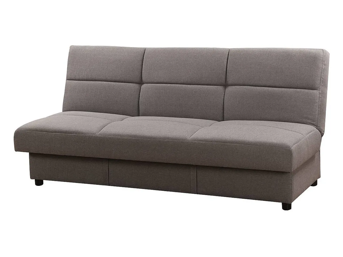 Sofá "Enzo" Clic-Clac - 185 x 84 x 85 cm - 3 lugares - Cinza