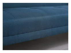 Sofá Escandinavo Conversível 3 Lugares Azul Pato WOODEN