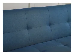 Sofá Escandinavo Conversível 3 Lugares Azul Pato WOODEN