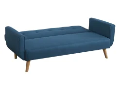 Sofá Escandinavo Conversível 3 Lugares Azul Pato BERLIM Moderno e Confortável