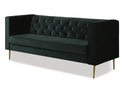Sofá fixo de veludo
