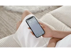 Sofá moderno - 4 lugares - Apoio de pés removível - Portas USB - Compartimentos de armazenamento + Porta-copos - ​​Cinza​