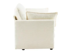Sofá moderno de 2 lugares, design minimalista, confortável e espaçoso, para sala e quarto