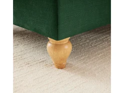 Sofá Modular 4 Lugares Chenille - Capa Removível e 4 Almofadas - 350x83.5x93cm - Verde