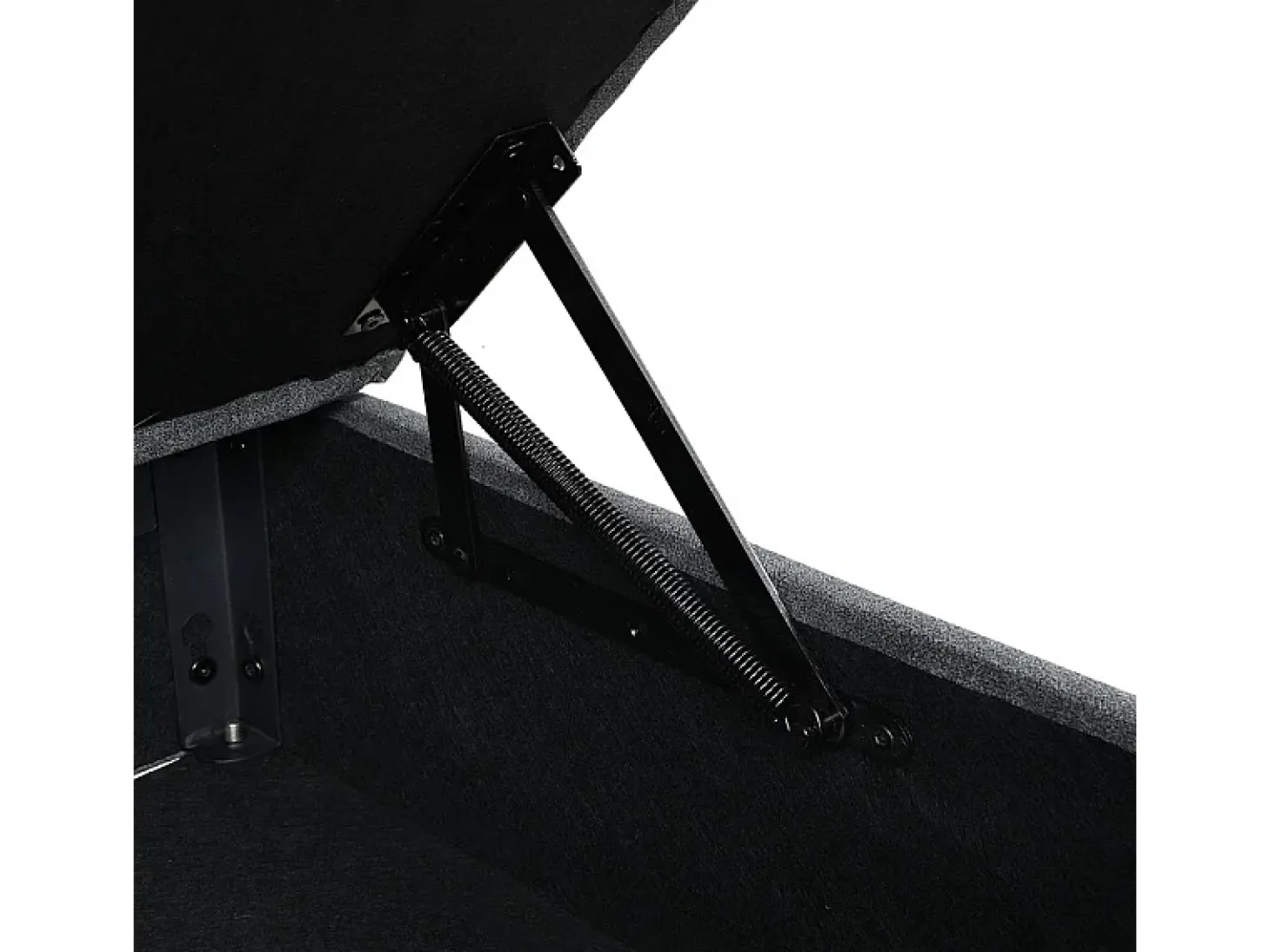 Sofá Modular 4 Lugares em Chenille - com 8 Almofadas e 4 Armazenamentos - Carga Máx. 500kg - 274x76x87cm - Cinza