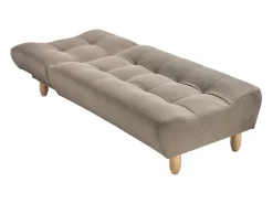 Sofá modular convertível ESTEBAN em tecido taupe